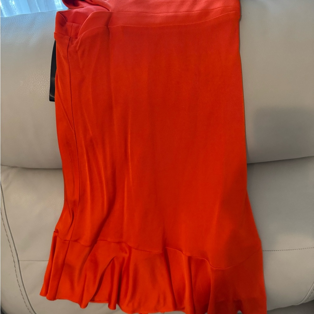 BCBGMaxAzria Vibrant Orange Mini Dress